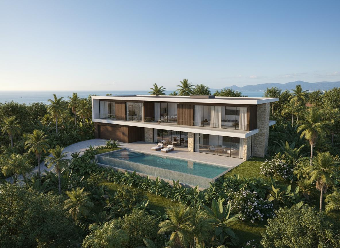 Projeto residencial de luxo