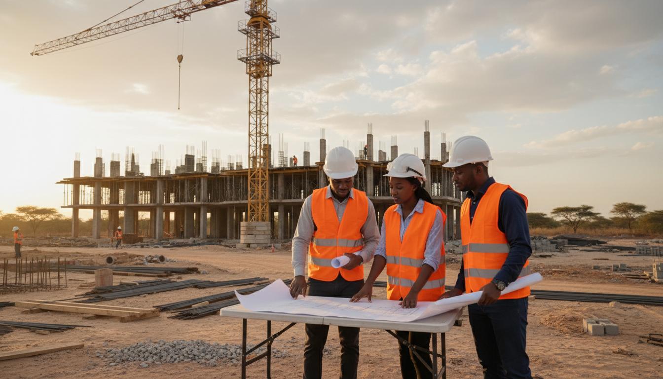 Engenheiros X-OBRAS em fiscalizacao